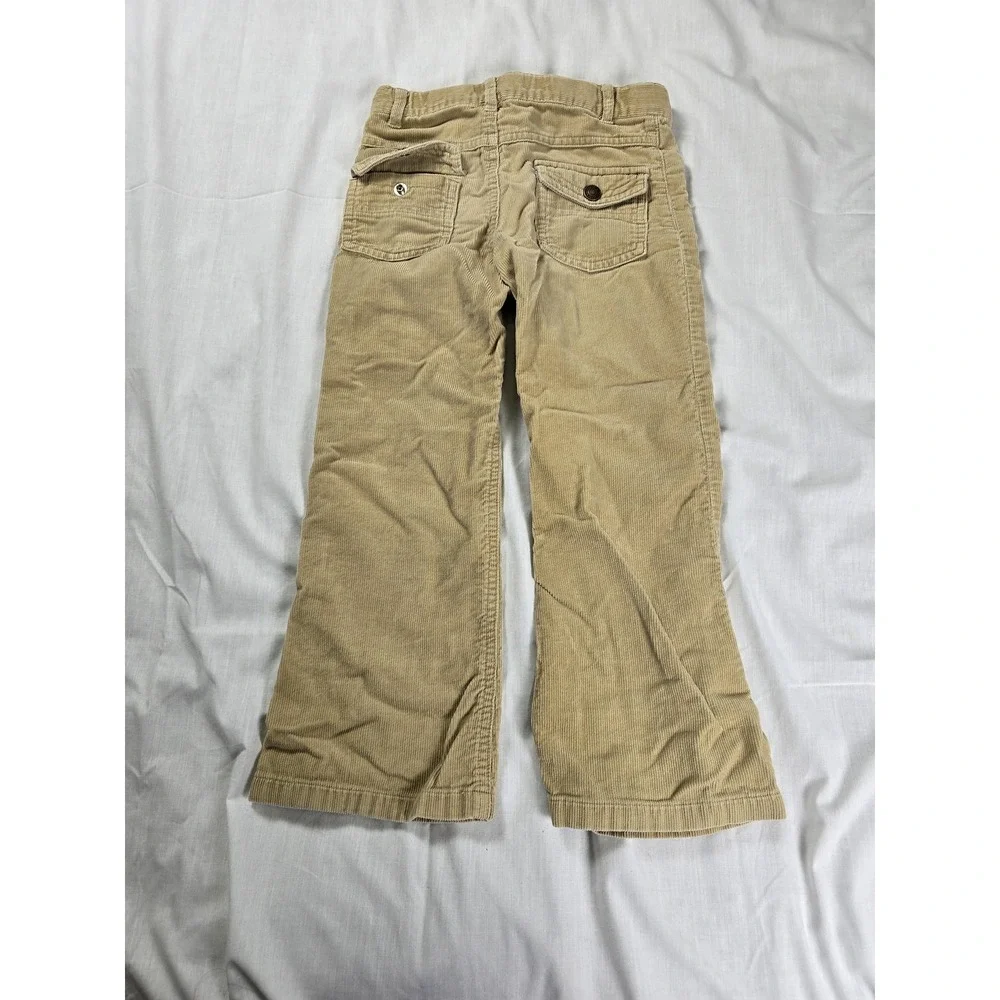 Carters Pants Boys 5 Beige Khaki Corduroy Straight Leg Kids Casual Cotton‎